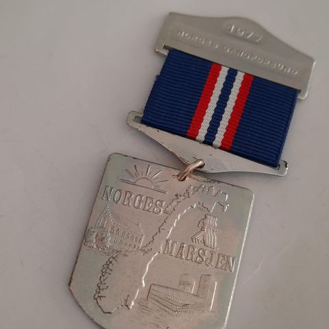Norges gangforbund 1977 - Norges marsjen - Medalje