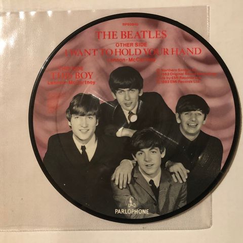 THE BEATLES / I WANT TO HOLD YOUR HAND / THIS BOY - 7" VINYL PICTURE DISCS