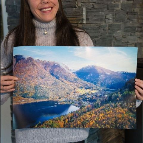 Haustfargar i Kinsarvik Hardanger - 40x60 Cm