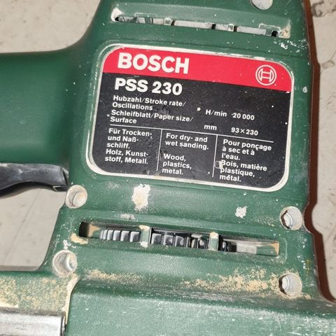 Plansliper Bosch PSS 230