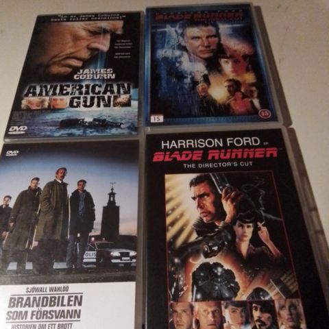 Bladerunner 1-2 -Brandbilen som Forsvant- American Gun- John Wayne