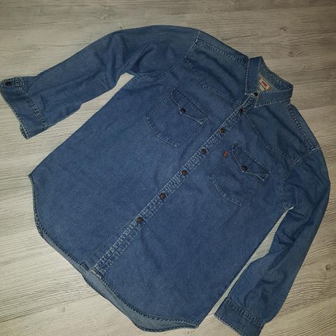 Vintage Levis Orange Tab denim skjorte L