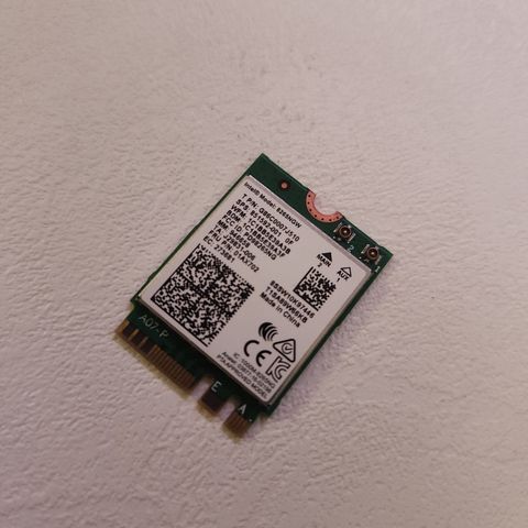 Intel 8265NGW Wifi/BT