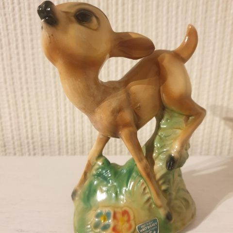 1960-talls Strøken Walt Disney's Bambi figur selges  hbo kr 750,-