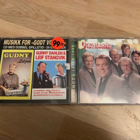 Musikk for «godt voksne»  Liljor Gudny Dahlen Leif Stangvik VIKINGARNA 1998