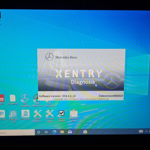 Xentry - Mercedes Diagnoseutstyr. Open port tilkobling