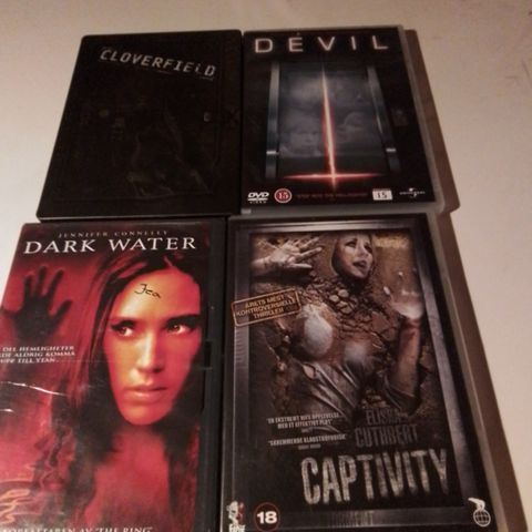 Dark Water- Captivity- Cloverfield- Devil- The Cell - The Crew