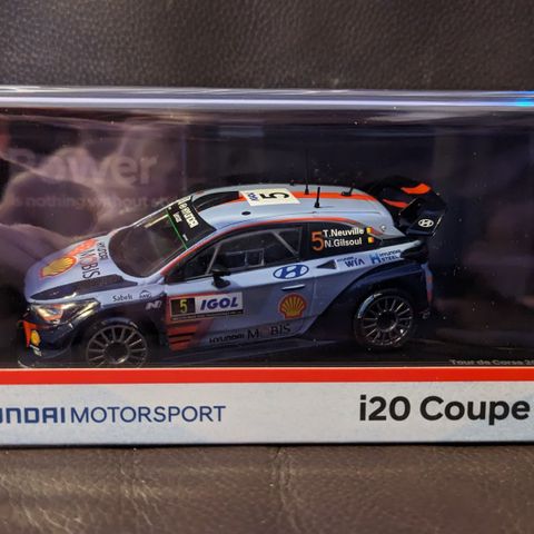 Hyundai i20 Coupe WRC Rally 2017 (1:43) modellbil