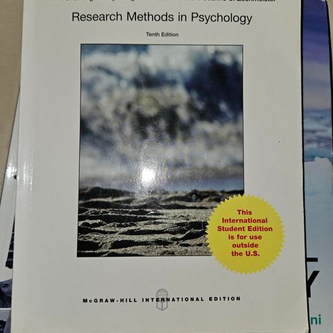 Research methods in psychology av John J. Shaughnessy et al.