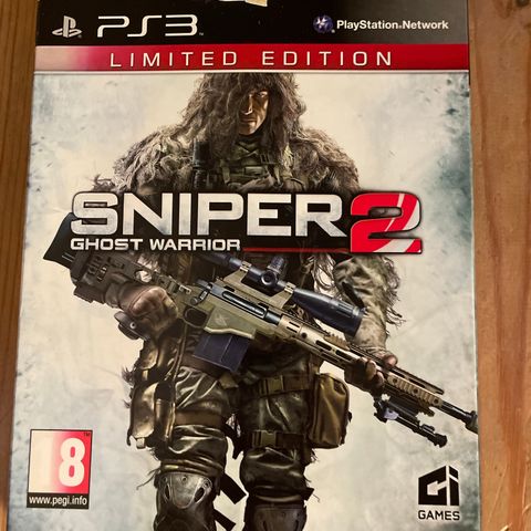 Sniper 2 Ghost Warrior Limited Edition Steelbook til Playstation 3