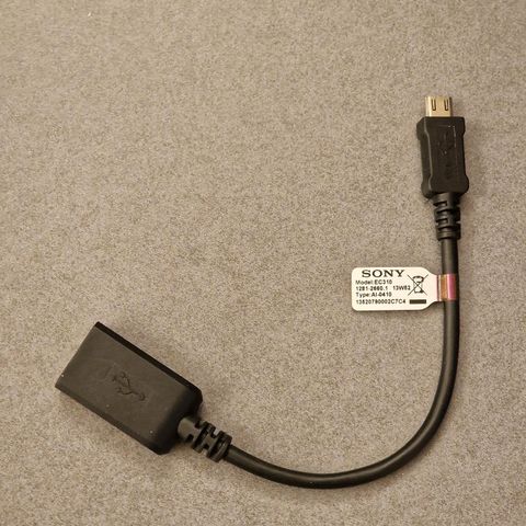 Sony EC310 MicroUSB to USB Adapter