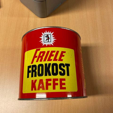 Kaffe boks fra Friele uåpnet