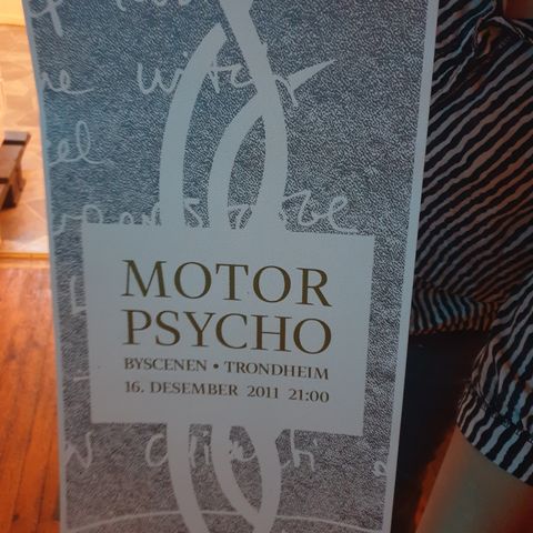 Motorpsycho. Silketrykk poster.