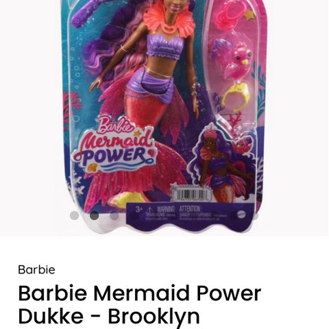 Barbie Mermaid Power Dukke - Brooklyn