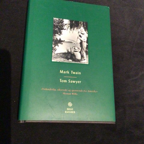 Bok Tom Sawyer, Mark Twain på norsk. Ny pris: fra 69 til 59kr