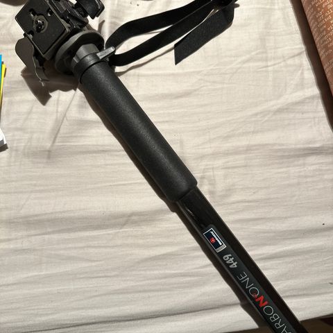 Manfrotto Carbon one 449 monopod stativ