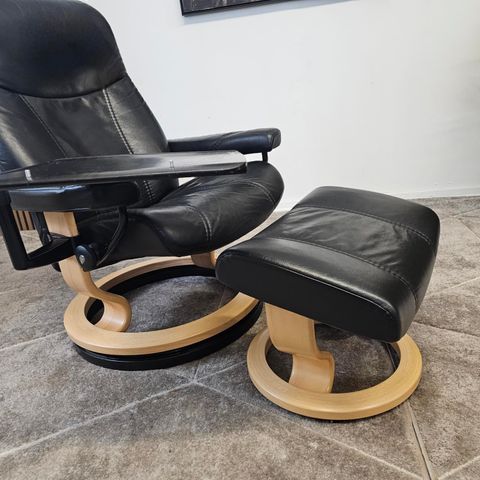 Stressless® Consul(M) lenestol fra Ekornes m/krakk og Stressless høyring