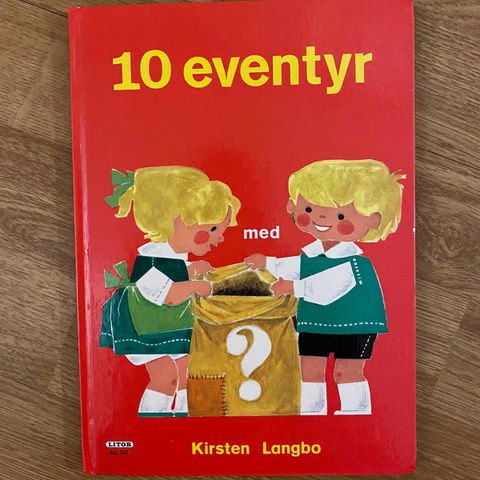 Retro barnebok ~ 10 eventyr med Kirsten Langbo (1978)