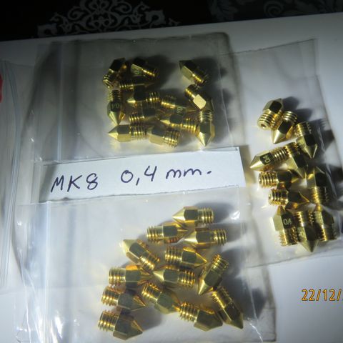 MK8 dyser 0,4mm