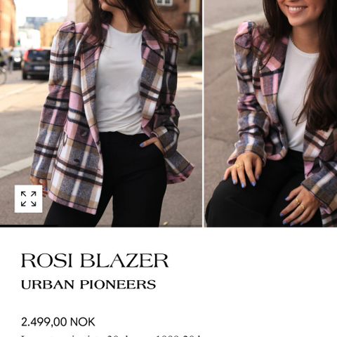 HELT NY! Rosi blazer fra Urban Pioneers🌸