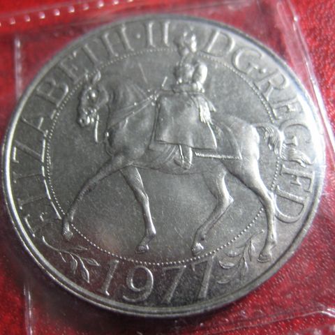 Medalje Elisabeth II 1977 sølv