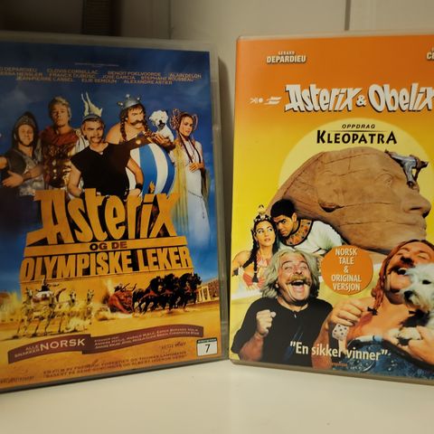 Asterix og Obelix x 2 filmer