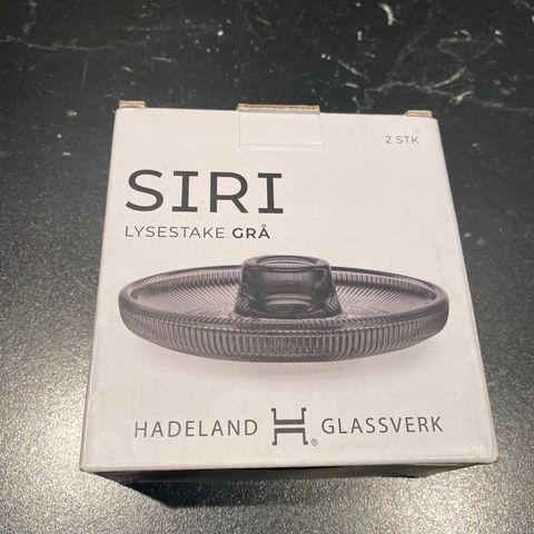 Hadeland Glassverk, Siri lysestaker , grå