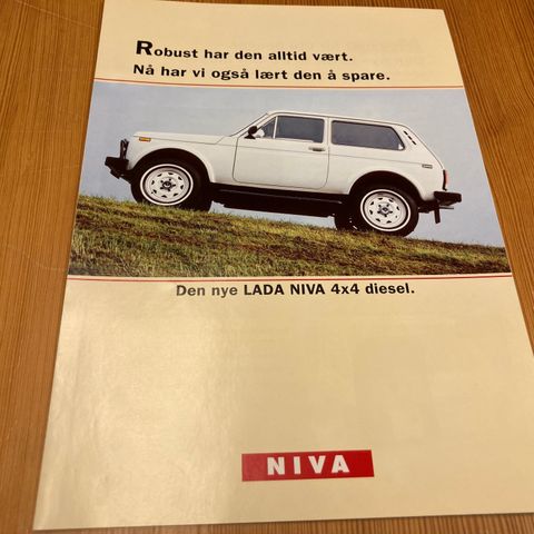 BILBROSJYRE - LADA NIVA 4WD 4X4 DIESEL - 1994