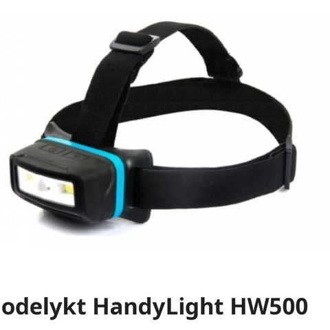 HandyLight HW500 Hodelykt HELT NY I ESKE - 400,-