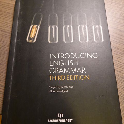 "Introducing english grammar" og "English literature in context"