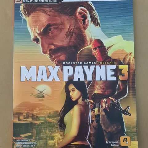 Bradygames SSG - Max Payne 3 - Veldig god stand