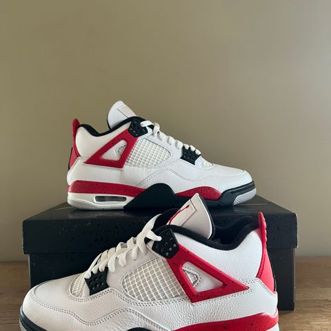 Jordan 4 Red Cement (med kvittering)