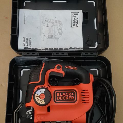 Black & Decker KS901SEK - Stikksag - Nett-drevet/med blad - Ikke brukt