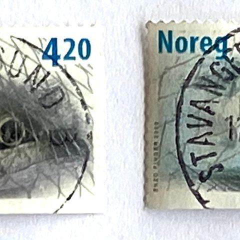 Norge 2000 Fisk og redskap II NK 1399-1400 Stemplet