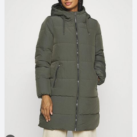 Long puffer coat str M