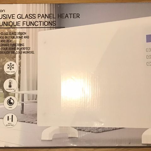 Andersson glass panel heater