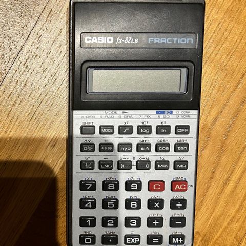 Casio fx-82lb fraction kalkulator