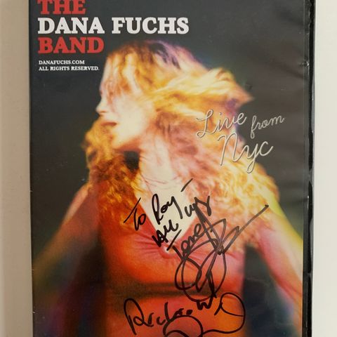 The Dana Fuchs Band - Live From NYC (signert)