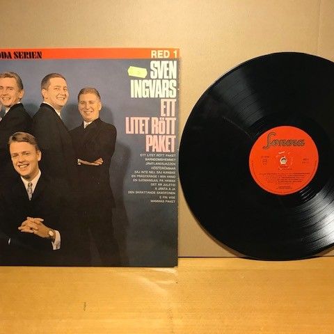 Vinyl, Sven Ingvars,  Ett litet røtt paket   Red1