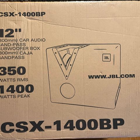 JBL Subwoofer box