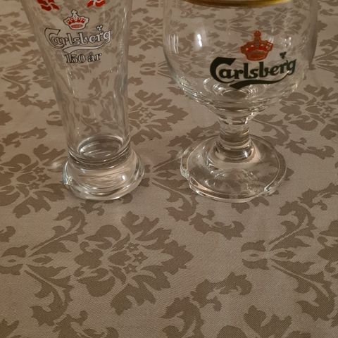 Carlsberg ølglass