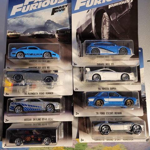 Fast and furious hot wheels