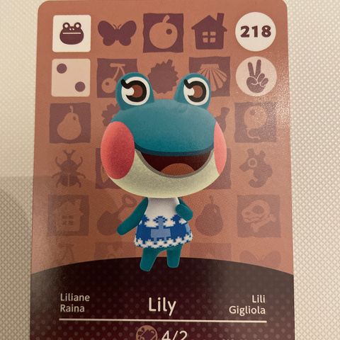 Animal Crossing Amiibo Cards Series 3 – 218 Lily