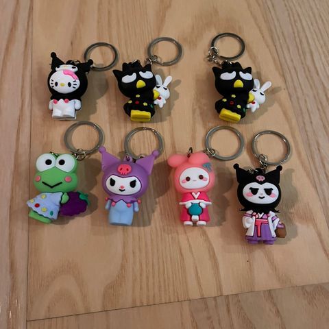 Helt nye Sanrio figurer! Kuromi My melody hello Kitty og mange fler! Pris pr stk