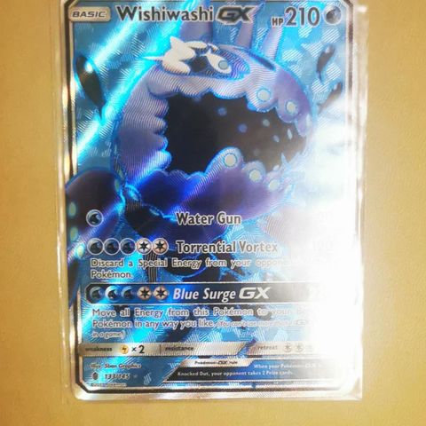 Pokemon kort - Wishiwashi gx