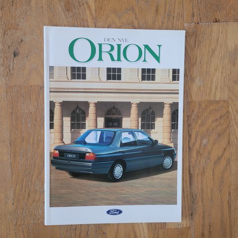 Brosjyre Ford Orion 1991 (10/90)