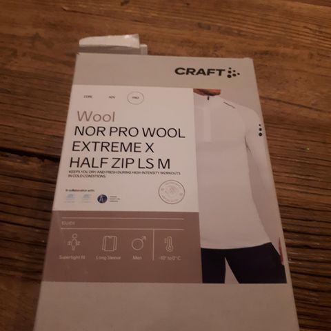 Craft undertrøye ull str S