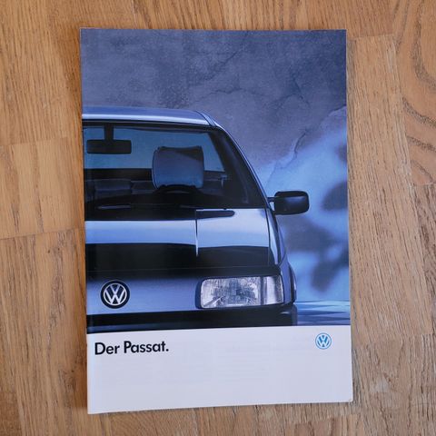 Brosjyre VW Passat 1990