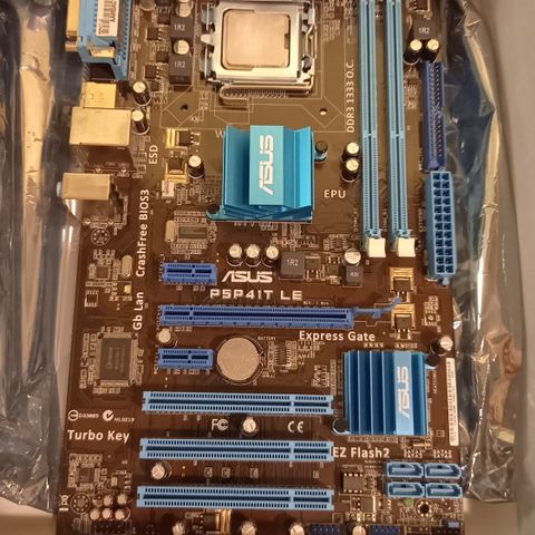 Asus P5P41T LE Hovedkort (Med CPU)