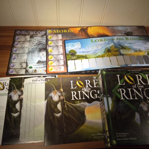 Lord of the Rings brettspill fra 2001 - komplett